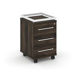 Rift Тумба мобильная усиленная + рамка RF.TM-003 Дуб Мали/Металл Белый 416*460*665 - Фото предпросмотра