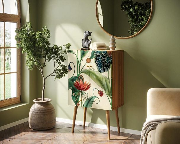 Комод на высоких ножках Berber арт BB09/Print_55 - Вид 3