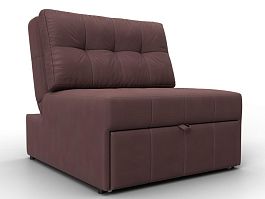 Кресло-кровать Лига-107 (80) Замша бордовый - Фото предпросмотра