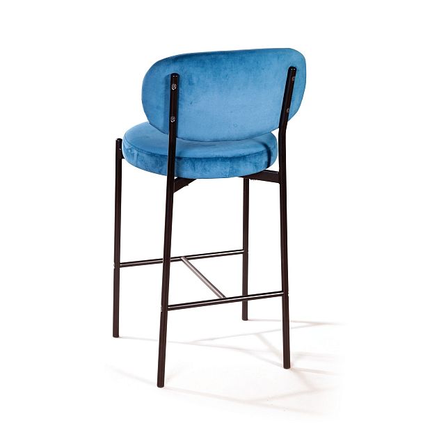 Стул полубарный Mason, бархат синий 29 - Вид 7