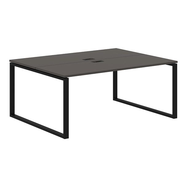 Стол 2-х местный EQWST 1713 Мокко/Черный 1760х1346х750 EDIS - Вид 1