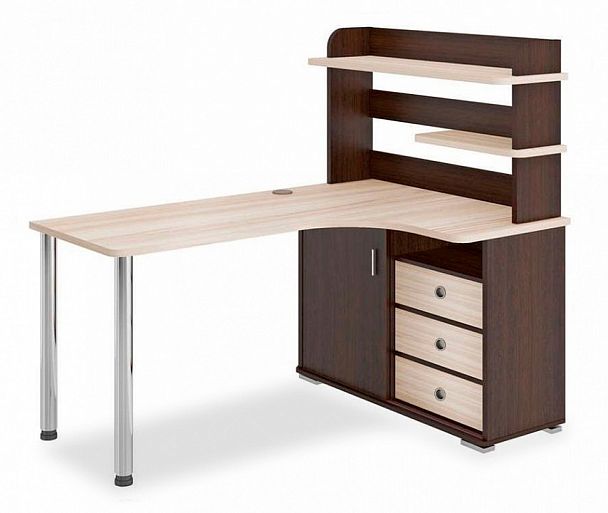 Стол компьютерный Домино СР-165М Венге/Карамель правый - Вид 1