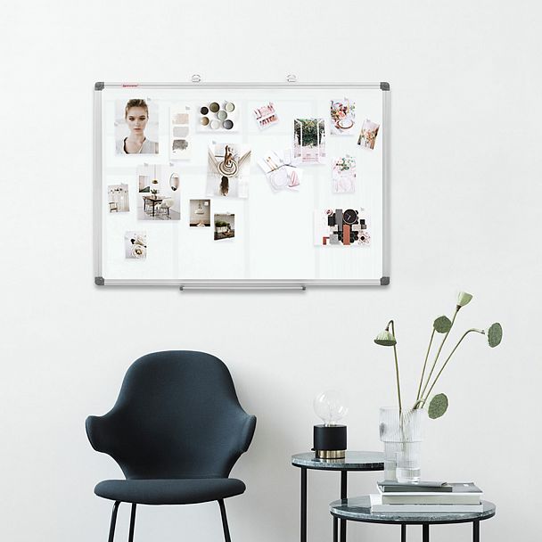 Доска магнитно-маркерная 60х90 см, алюминиевая рамка, BRAUBERG "Extra", 237554 - Вид 10