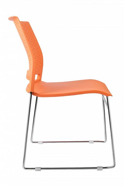 Кресло "Riva Chair" D918 оранжевый, стопируемый - Вид 3