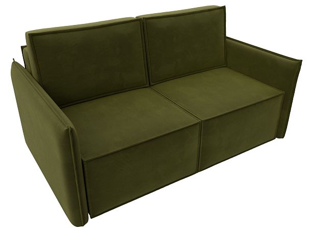 Диван прямой Либерти мини Микровельвет зеленый - Вид 5