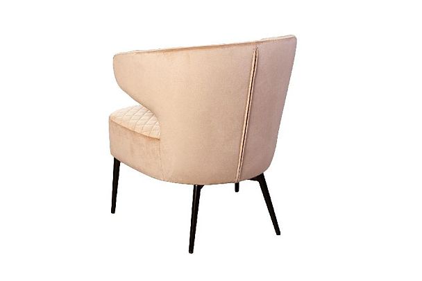 Кресло Richard ромб, бархат бежевый 5 - Вид 5