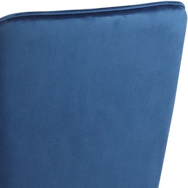 Комплект барных поворотных кресел Мони К, Confetti blue/черный, 2 шт. - Вид 11