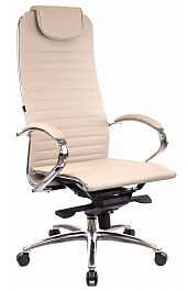 Кресло Everprof Deco Экокожа Бежевый - Фото предпросмотра