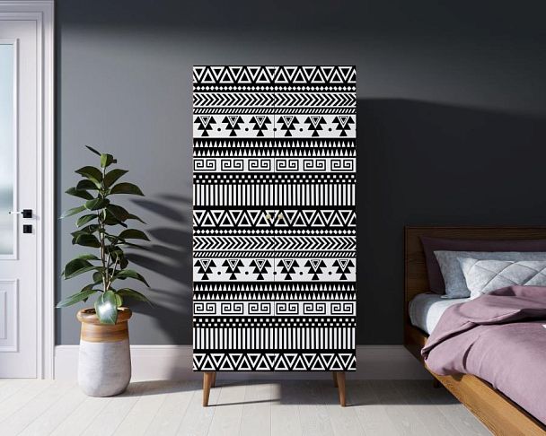 Шкаф малый двухстворчатый Berber принт 19 арт BB08/Print_19 - Вид 4