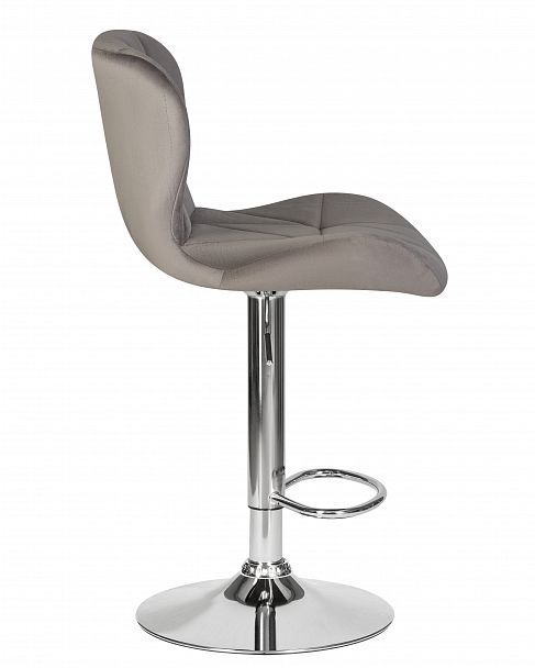 Стул барный DOBRIN BARNY (серый велюр (MJ9-75)) - Вид 3