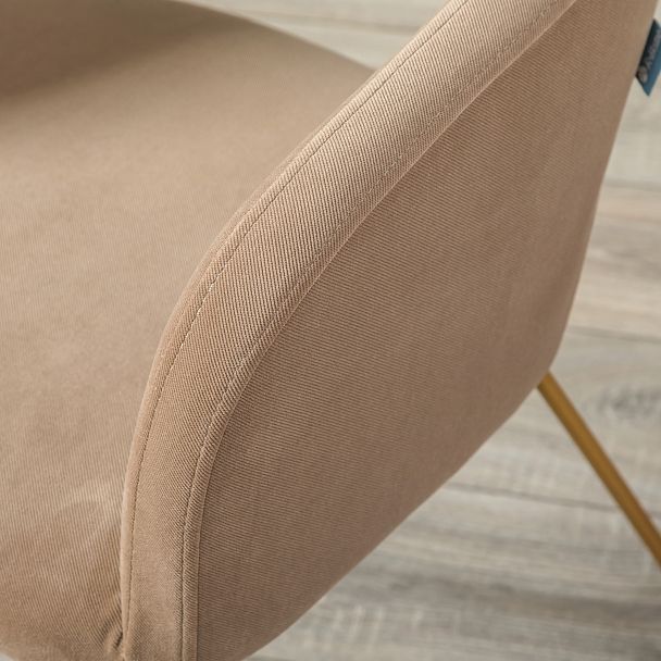 Кресло Oscar Diag beige/Линк золото - Вид 11