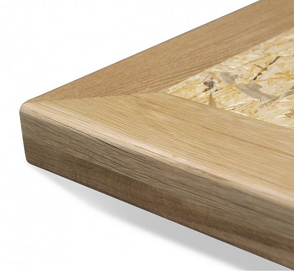 Стол Sheffilton SHT-TU2-1/70/70 ДУБ/OSB медный/прозрачный лак - Вид 3