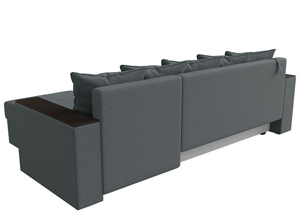 Диван угловой Дубай Лайт правый угол Рогожка серый - Вид 6