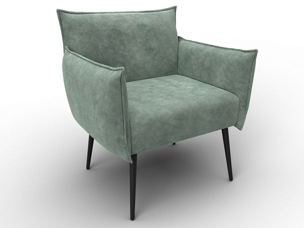 Кресло Лига-083 Велюр зеленый - Вид 6