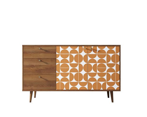 Комод Berber с двумя дверками и ящиками 14 принт арт BB05/Print_14 - Вид 1