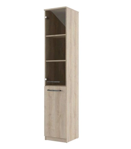 IRVIN FOT30451004 Шкаф для бумаг узкий Irvin кабинет руководителя  дуб каньон - Вид 1