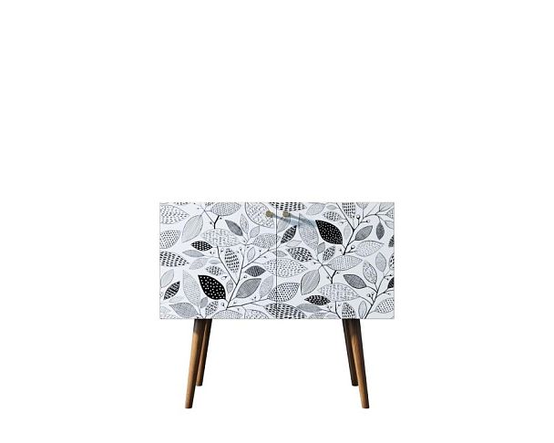 Комод на высоких ножках Berber малый принт 9 арт BB13/Print_09 - Вид 1