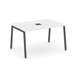 Стайл Проджект Стол переговорный SN-4A.SPRG-002 Белый/Металл Антрацит 1180*980*750 - Фото предпросмотра