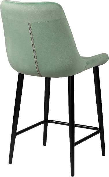 Комплект полубарных стульев Эйден, Confetti aquamarine/черный, 3 шт. - Вид 4