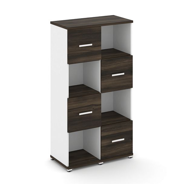 Concept Набор №421.U CN.STUN-421 W Дуб Мали/Белый Бриллиант/Металл Белый 836*420*1554 - Вид 1