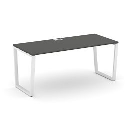 Стайл Проджект Директ / Style Project Direct Стол письменный SN-6T2.SR-014.M Антрацит/Металл Белый 1580*700*750 - Фото предпросмотра