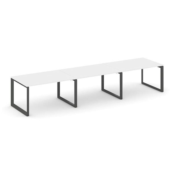 Style Project Next Стол переговорный SN-59O.SPRG-021.3 Белый/Металл Антрацит 2940*980*750 - Вид 1