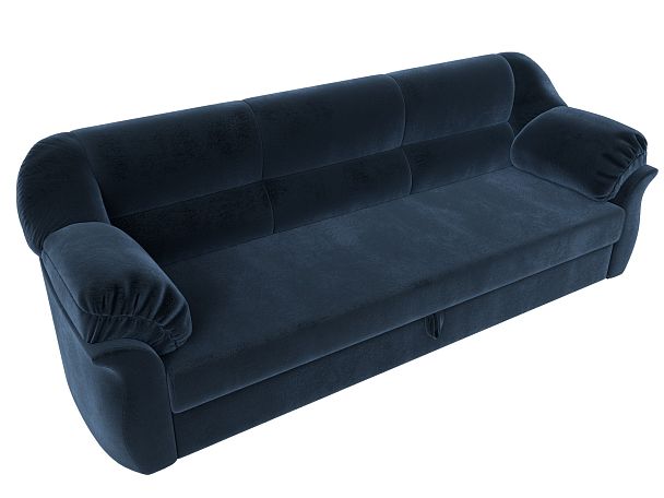 Диван прямой Карнелла Велюр синий - Вид 5