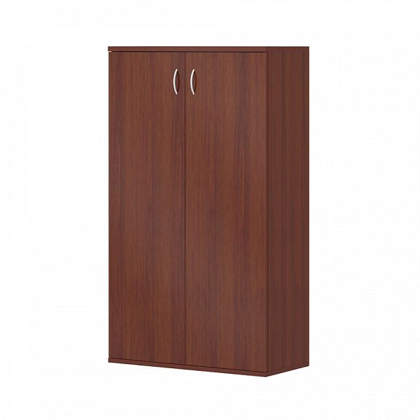 Шкаф средний "Логистика"  ПК-ЛОГ-Ш130Х75/35-В1-34 миланский орех темный - Вид 1