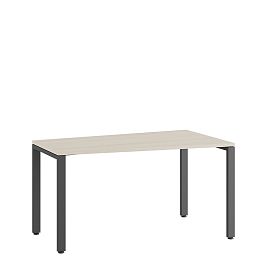 Стол трапеция правый Tess 140x80x75 дуб шамони светлый - Фото предпросмотра