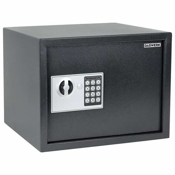 Сейф мебельный DASWERK SC-300EL (300х380х300 мм), электронный замок, графит, 291346 - Вид 3