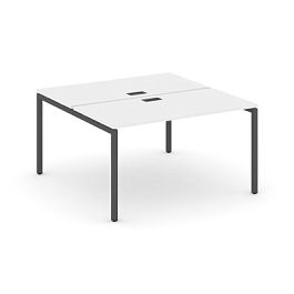 Стайл Проджект Рабочая станция 2-х сторон. SN-4P.DRS-001 Белый/Металл Антрацит 980*1232*750 - Фото предпросмотра