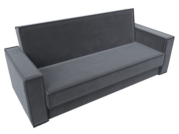 Диван-книжка Куба Велюр серый - Вид 5