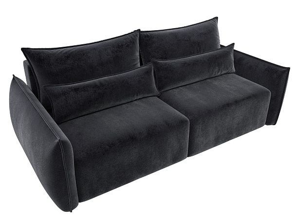 Диван прямой Лига-051 НПБ Велюр серый - Вид 6