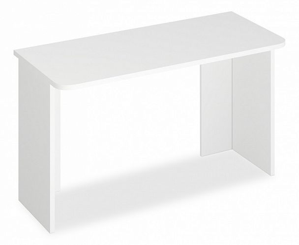 Стол офисный Домино Lite СКЛ-Прям130Р Белый - Вид 1