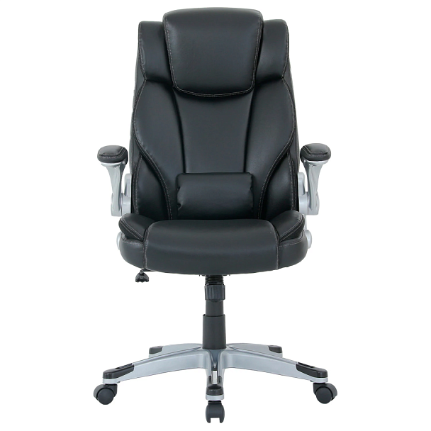 Кресло BRABIX PREMIUM "Phantom EX-553", рециклированная кожа, регулируемый подголовник, черное, 532940 - Вид 3