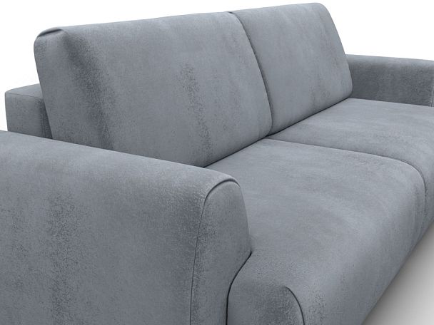 Диван прямой Лига-115 НПБ Велюр серый - Вид 4