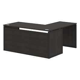 Стол угловой XQPCT 1615H Дуб Юкон Модерн/Антрацит 1600х1500х750 XTEN-QP - Фото предпросмотра