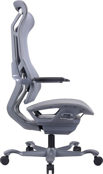 Эргономичное кресло Everprof Atom Grey (Атом Грэй) Сетка Серый - Вид 3