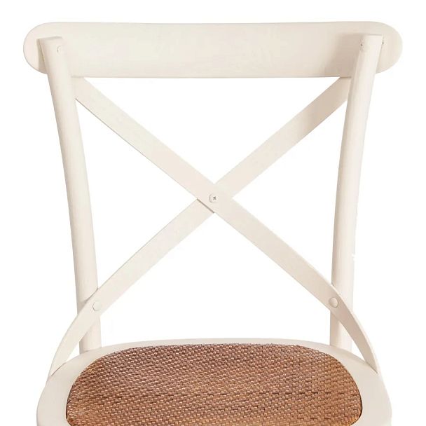 Стул Кросс/Cross (мод.CB2001), дерево вяз, Белый (butter white) - Вид 7