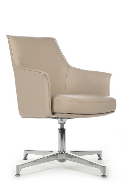 Кресло Rosso-ST С1918 Светло-бежевый (3A ND9720) натуральная кожа 68*68*85 - Вид 1