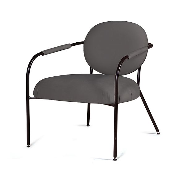 Лаунж кресло EGO, велюр черный - Вид 2