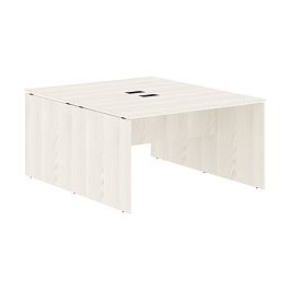 Стол двойной ED2ST 1380 Ясень Траун/Черный 1360х1606х750 EDIS - Фото предпросмотра