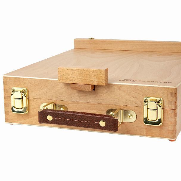 Этюдник-мольберт из бука настольный с ящиком, 27х37х67 см, высота холста до 53 см, BRAUBERG ART, 192251 - Вид 6