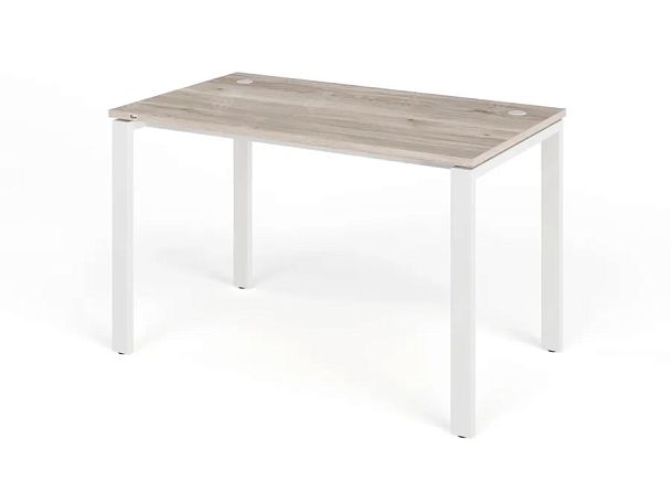 TANDEM RTD061-MK-120-MA Стол прямой на металлокаркасе ун-й 1200х700х750 Дуб Маувелла/Белый - Вид 1