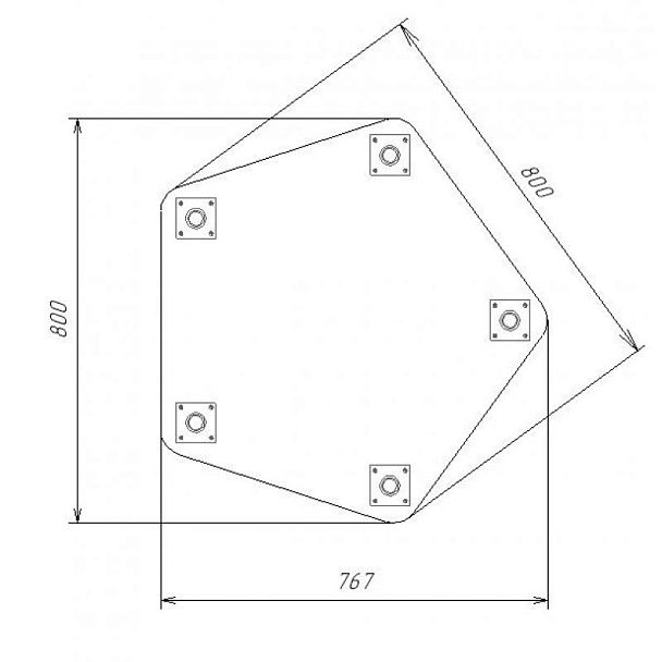 Стол регулируемый "Пчелка" гр.00-1 - Вид 3