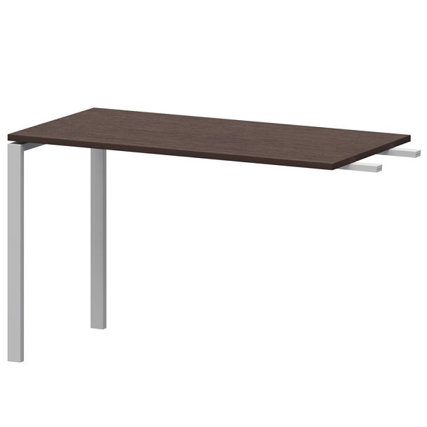 Бриф-приставка на металлокаркасе АМ-120.60 Дуб венге/Белый 1200x600x760 Арго-М - Вид 1