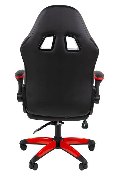 Кресло Chairman game 15 Россия экокожа черный/красный/белый - Вид 5