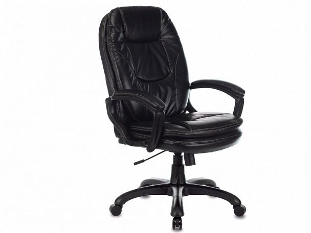 Кресло руководителя Бюрократ CH-868N черный Leather Venge Black искусственная кожа крестовина пласти "Компьютерные кресла" ТО-002159002558 черный - Вид 1