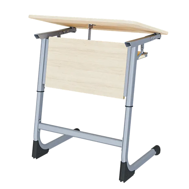 Парта Smart на плоскоовале 1М с РН (столеш.ЛДСП ЗУ, экран ЛДСП, полка), гр.4-6 - Вид 10