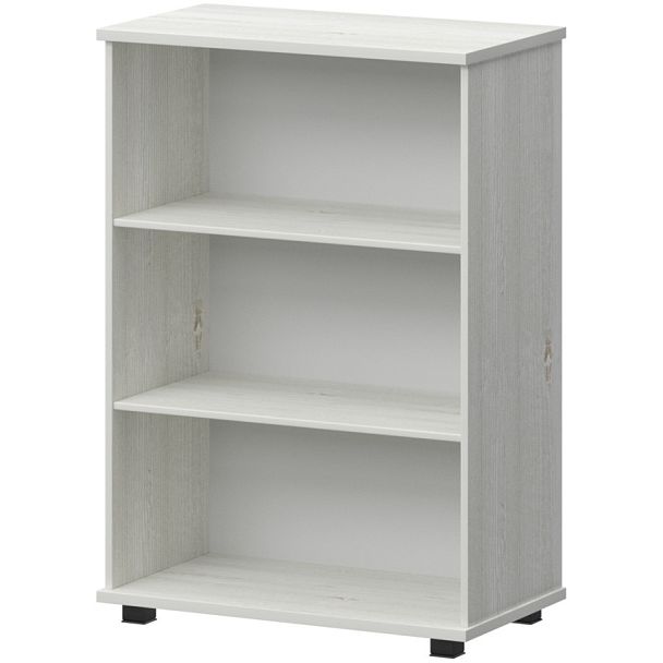 Стеллаж низкий НТ-480.Ч Сосна винтер 788x442x1283 Аргентум - Вид 1